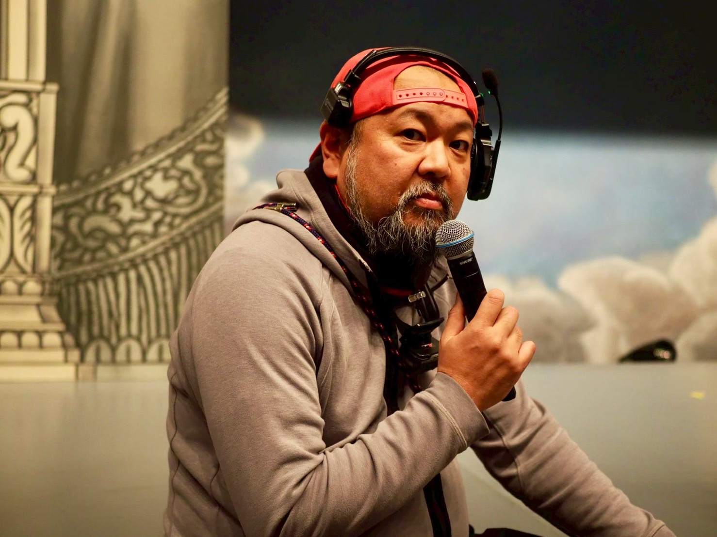 笑顔で現場を指揮する廣瀬雅彦